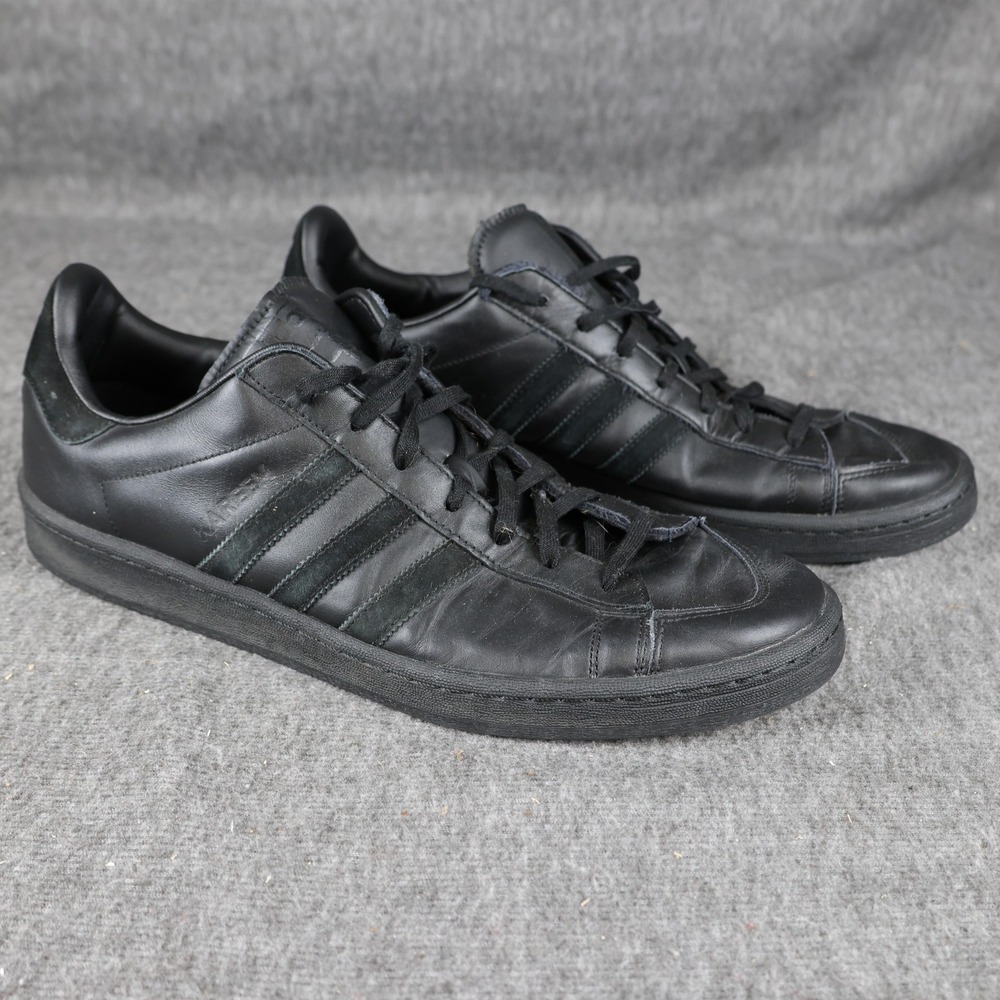 Adidas Shoes Mens Size 13 Black Leather Low Top Originals Sneakers C75312